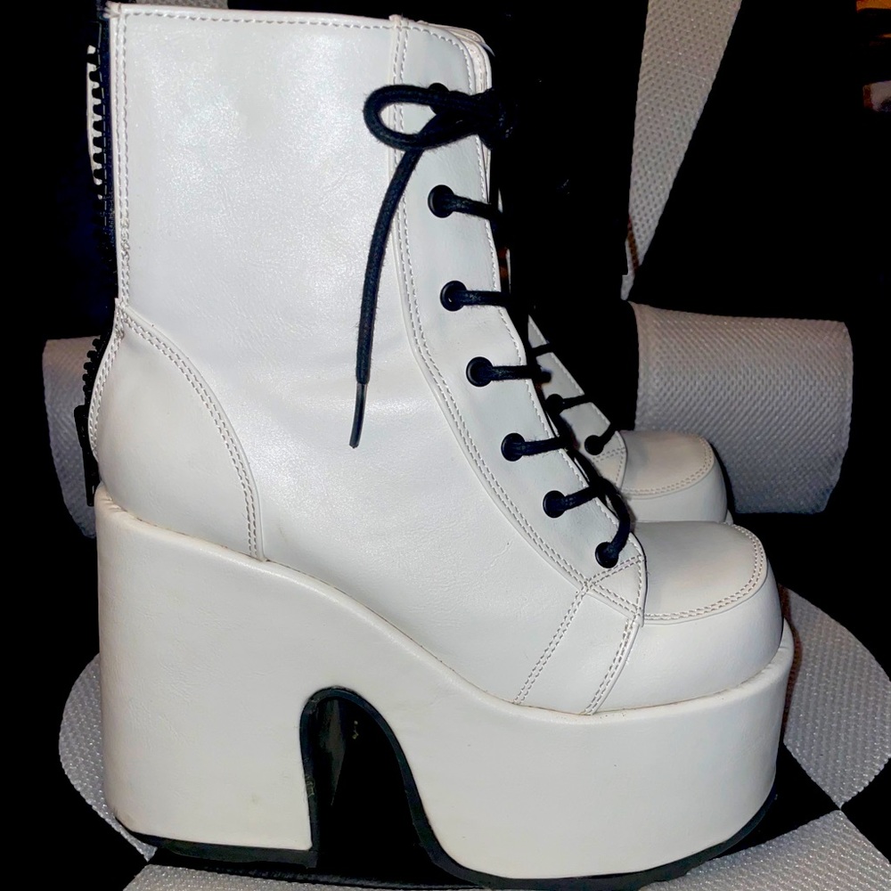 Pure Rave Royalty Platform Demonia Boots